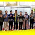 Bupati Sambas H Satono dalam dampingi Wakil Bupati Sambas Heroaldi saat menerima kunjungan Pangdam XII Tanjungpura, Mayjen TNI Novi Rubadi Sugito di Pendopo Rumah Pribadi Bupati Sambas, Kamis (26/3/2026) malam.