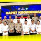 Bupati Sambas H Satono bersama Gubernur Kalbar, Kepala Daerah se Kalbar, Kapolda Kalbar dan jajaran usai pertemuan Turnamen Bola Voli AVC Men’s Champions League 2026, di Balai Petitih, Kantor Gubernur Kalbar, Rabu (15/4/2026). 