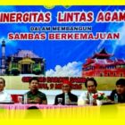 Bupati Sambas H Satono pada kegiatan Seminar Kebangsaan yang digelar ISKA di Gedung Paroki Sambas, Sabtu (9/5/2026).