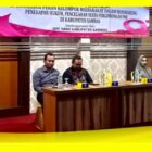 Wakil Bupati Sambas, H Heroaldi Djuhardi Alwi saat membuka FGD Perlindungan PMI yang digelar SBMI di Aula salah satu hotel di Sambas, Kamis (21/5/2026).