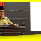 Wakil Bupati Sambas Heroaldi Djuhardi Alwi menyampaikan Raperda Pertanggungjawaban APBD TA 2025, di Ruang Sidang Utama Kantor DPRD Sambas, Selasa (9/6/2026).