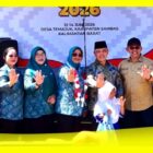 Gubernur Kalbar H Ria Norsan saat menghadiri Gema Membangun Desa (GMD) di Temajuk, Kecamatan Paloh, Kabupaten Sambas, Sabtu (13/6/2026). 