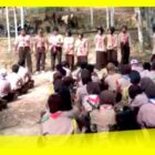 Pramuka Saka Wirakartika Kodim 1208 Sambas menggelar Latihan Gabungan (Latgab) Pramuka di Danau Sebedang, Minggu (14/6/2026).
