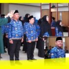 Pengambilan Sumpah PNS Poltesa, Insert Direktur Poltesa menyerahkan SK kepada PNS, di Aula Gedung Kuliah Terpadu 1 Poltesa, Selasa (30/6/2026).  