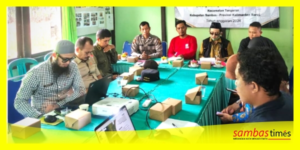Pertemuan Kecamatan I dipimpin Camat Tangaran, Dr Muriadi di Aula Kantor Camat Tangaran, Kamis (30/7/2026).