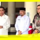 Wakil Ketua DPRD Kalbar Ir H Prabasa Anantatur MH didampingi unsur pimpinan DPRD Kalbar melepas Jasa Transportasi Online 