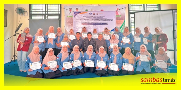 Tim PKM Poltesa bersama Anggota Koperasi Rantai Mawa, Desa Sumber Harapan dalam Pengembangan Desa Wisata Berbasis Kewirausahaan dan Etika Bisnis Islami. 
