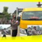 Tim Lemdiklat Mahasiswa PTIK dan Sespima Polri membagikan Masker di Titik Nol, PLBN Aruk, Kecamatan Sajingan Besar, Kabupaten Sambas, Senin (31/8/2026).