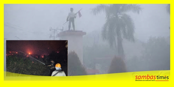 Kondisi Kabut Asap Karhutla yang semakin tebal, Pemkab Sambas kembali memperpanjang pelaksanaan Pembelajaran Jarak Jauh (PJJ) di Kabupaten Sambas. 
