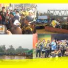 Suasana Turnamen Mancing Udang Kejari Sambas Cup, Gajik Season 4 di Sungai Semparuk, Minggu (20/9/2026).