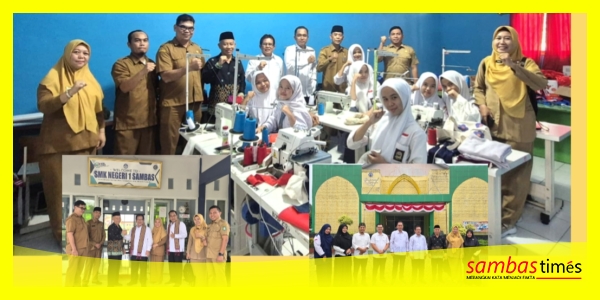 Ketua Dewan Pendidikan Kalbar beserta rombongan didampingi Ketua Dewan Pendidikan Kabupaten Sambas melakukan kunjungan ke MAN IC Sambas dan SMKN 1 Sambas, Selasa (22/9/2026).
