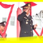 Kapolres Sambas AKBP Sanny Handityo memimpin Upacara Hari Kesaktian Pancasila di Halaman Kantor Bupati Sambas, Kamis (1/10/2026).