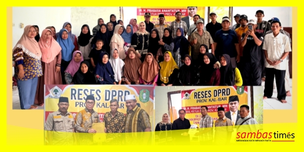 Prabasa Anantatur menyerap aspirasi masyarakat dalam Resesnya di Kecamatan Paloh, Kabupaten Sambas, Rabu (14/10/2026).