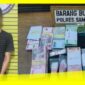 RA dengan Barang Bukti Narkotika Jenis Sabu dan Uang Tunai yang berhasil diamankan Satresnarkoba Polres Sambas, Jumat lalu di Desa Tebas Kuala, Kecamatan Tebas, Kabupaten Sambas.