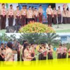 Pembukaan JOTA-JOTI CAMP 2026 di MAN IC Sambas, Insert Aktivitas Pengenalan Radio Komunikasi Radio Amatir, teknologi SSTV (Slow Scan Television).