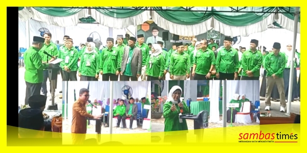 Ketua DPW PKB Kalbar mengukuhkan Pengurus DPC PKB Kabupaten Sambas, Insert Sambutan Bupati Sambas dan Sambutan Ketua DPC PKB Kabupaten Sambas.