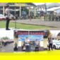 Kapolres Sambas AKBP Sanny Handityo memimpin Apel Gelar Pasukan Operasi Patuh Kapuas 2026 di Halaman Mapolres Sambas, Senin (26/10/2026).
