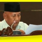 H As’an Juru Bicara Fraksi Nasdem menyampaikan paparan fraksinya pada Rapat Paripurna DPRD Sambas di Ruang Sidang Utama Kantor DPRD Sambas, Selasa (27/10/2026).